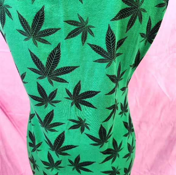 Switchblade stiletto green 420 vamp wiggle dress size xl pinup goth - Picture 4 of 10